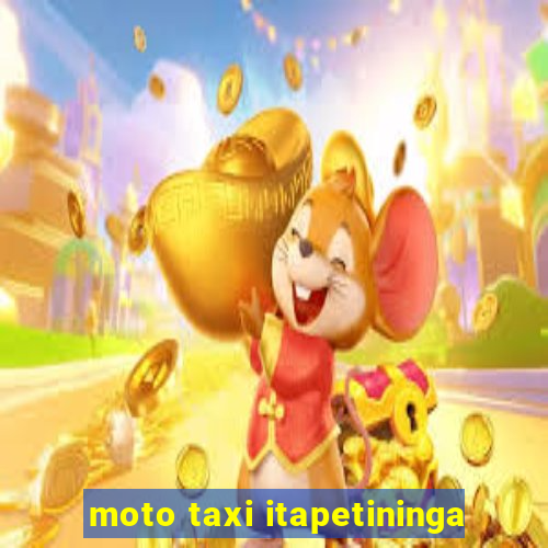 moto taxi itapetininga